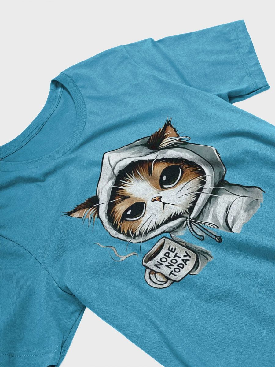 Nope Not Today Hoodie Cat T-Shirt – Cozy and Sassy Design for Cat Lovers product image (3)