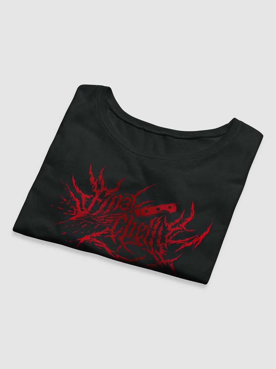 Keep It Metal Red Logo Womens Printed Crop Top product image (5)