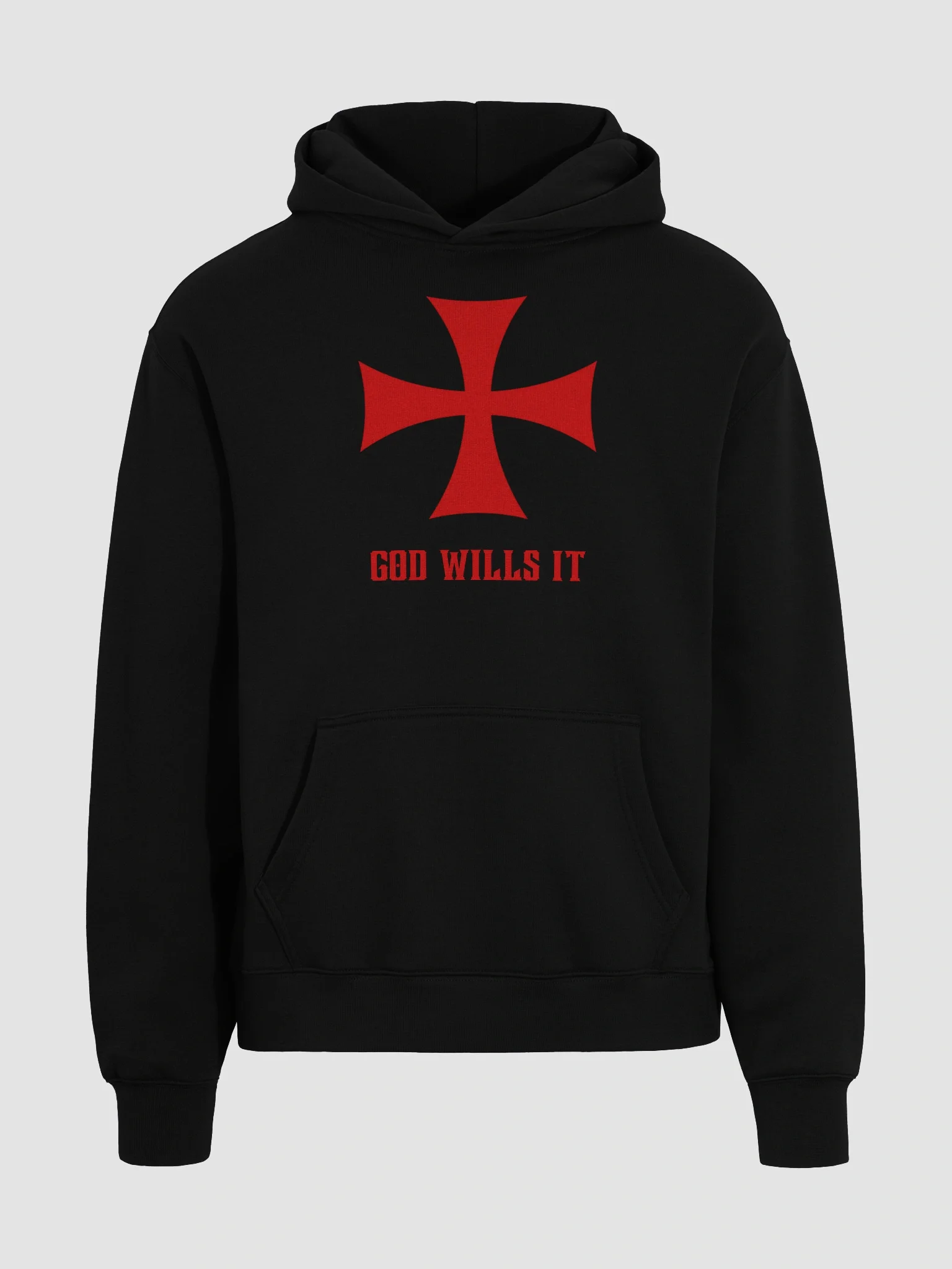 God wills it Crusader Gear Oversized Hoodie product image (12)