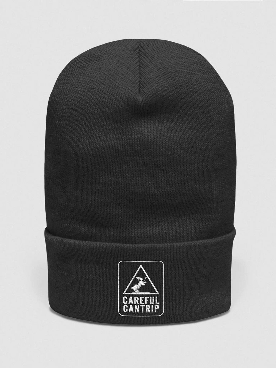 Careful Cantrip Beanie - White Logo product image (1)