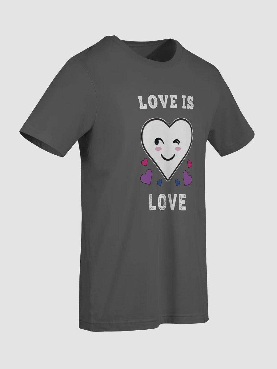 Heart Face Love Is Love LGBTQ Bisexual Pride T-Shirt product image (33)