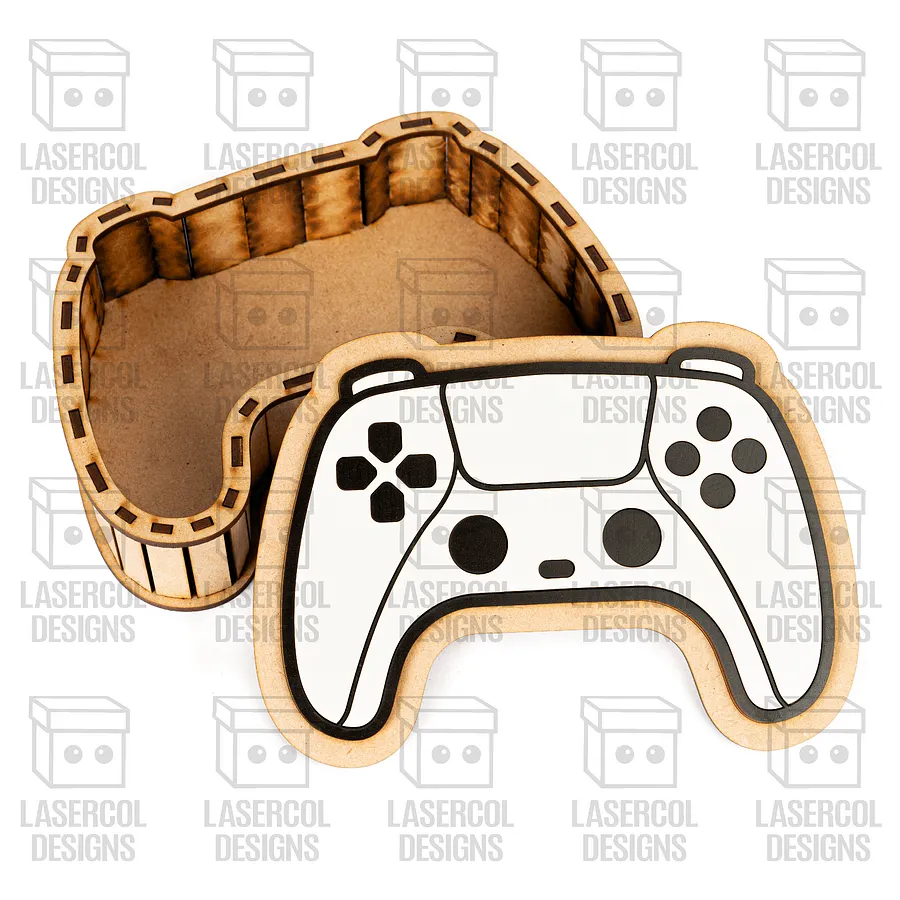 Controller Shaped Boxes Set 1 (3 Sizes) - Laser Cut Files product image (10)