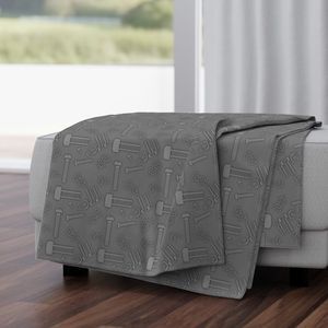 Seamless Pattern - Nuts and Bolts in Shades of Gray product image (4)