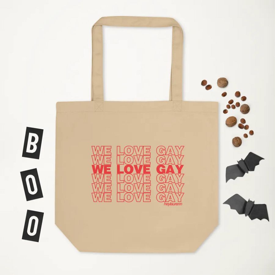 we love gay tote bag product image (3)