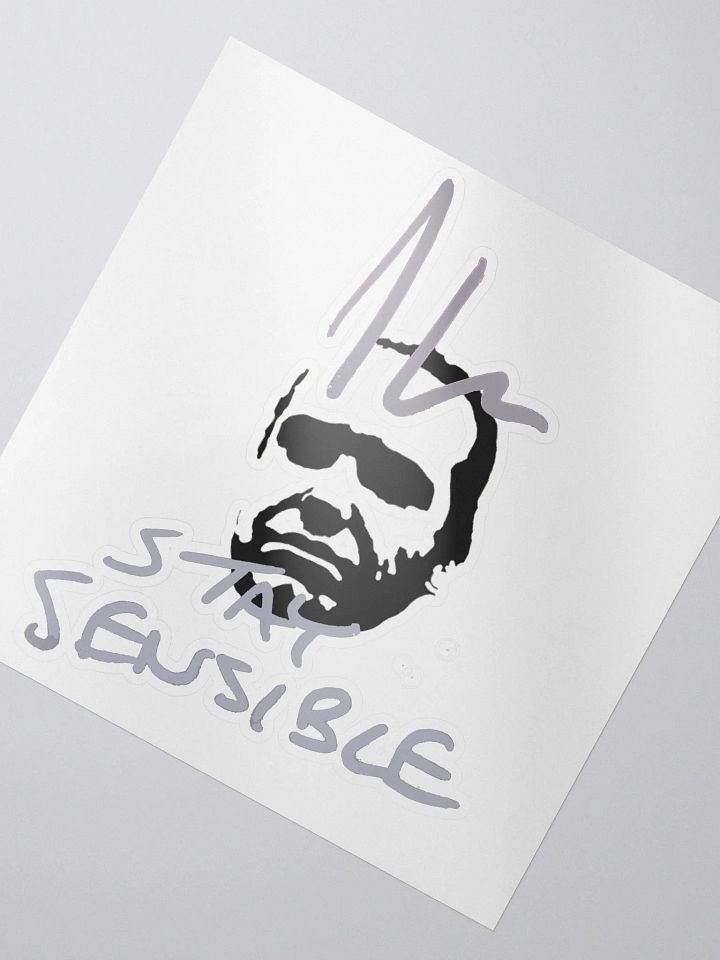 Jon Hare Stay Sensible Stickers product image (2)