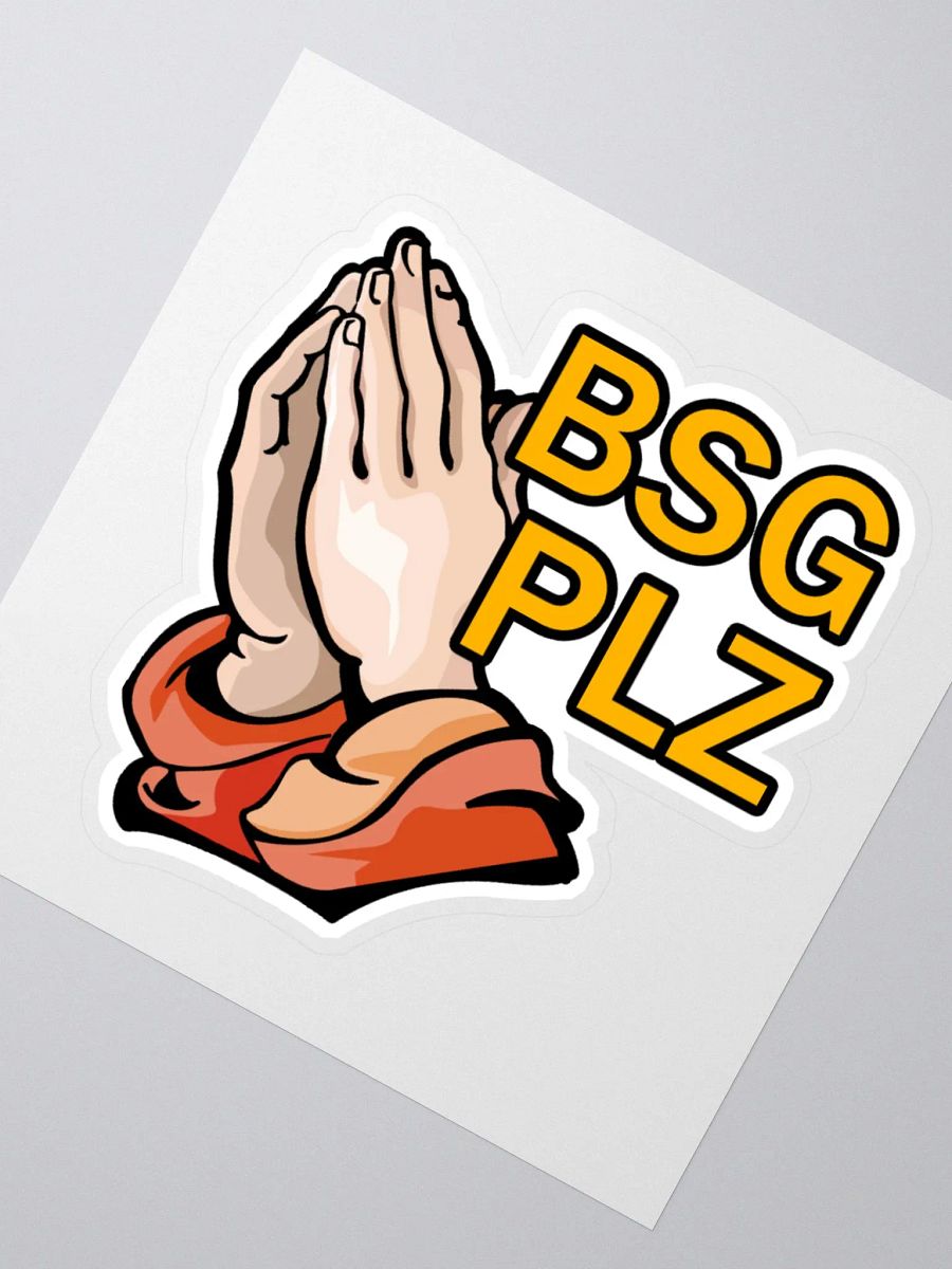 BSG PLZ Sticker product image (2)