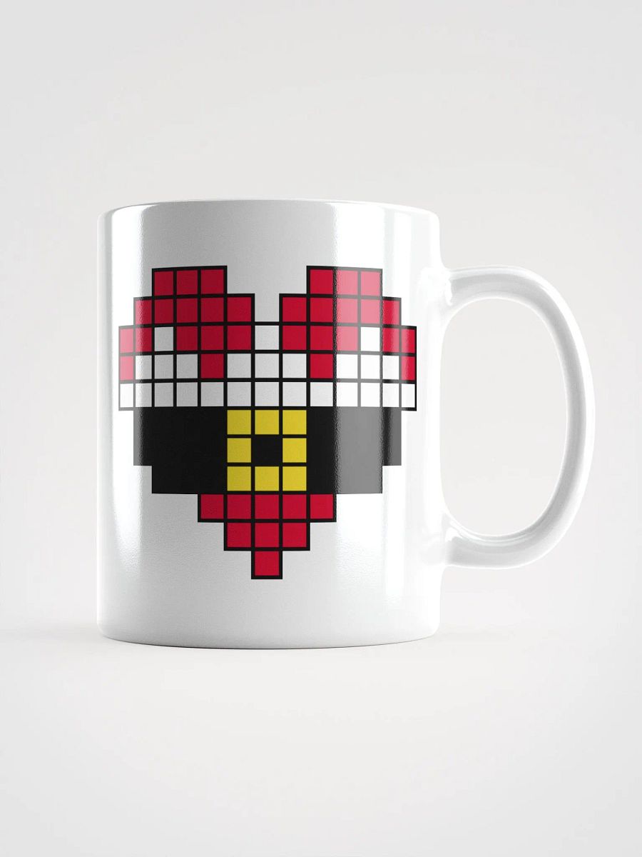 Santa Heart White Glossy Mug product image (2)