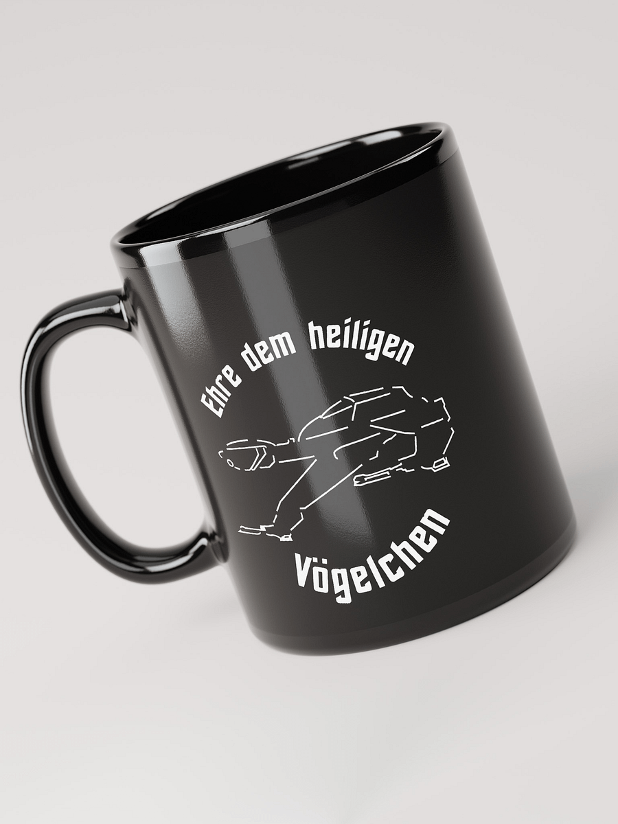 Ehre dem Vögelchen - Tasse schwarz product image (6)