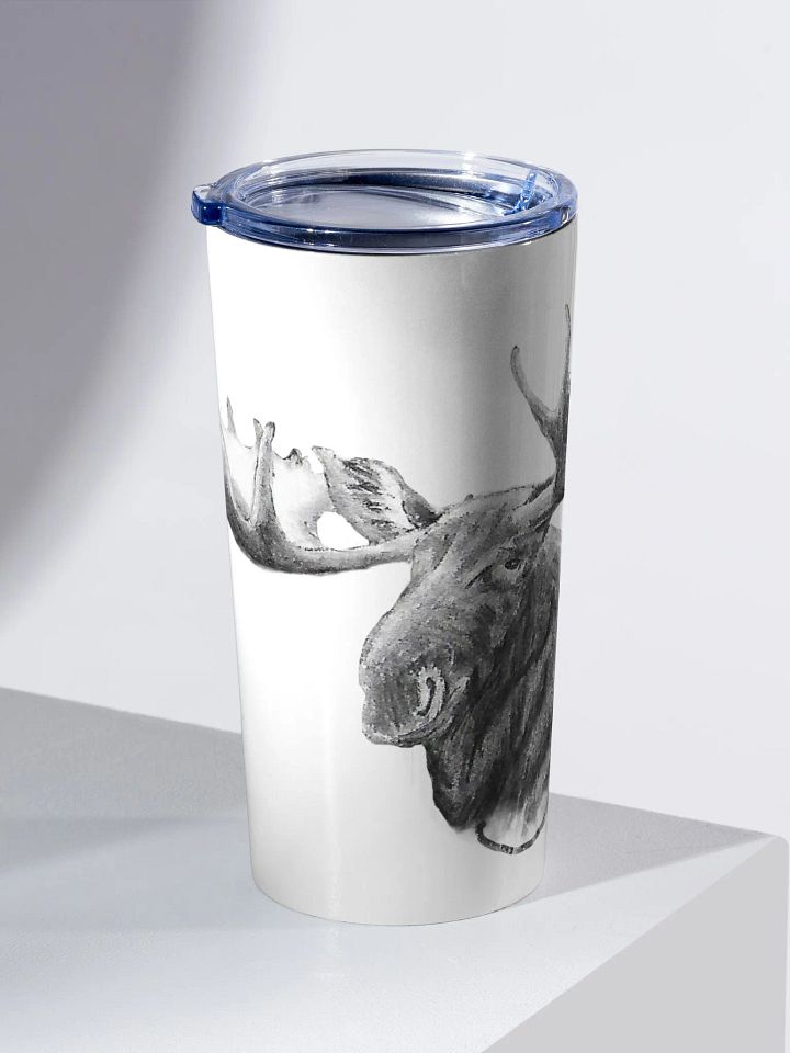 Moose Drawing Travel Cup product image (2)