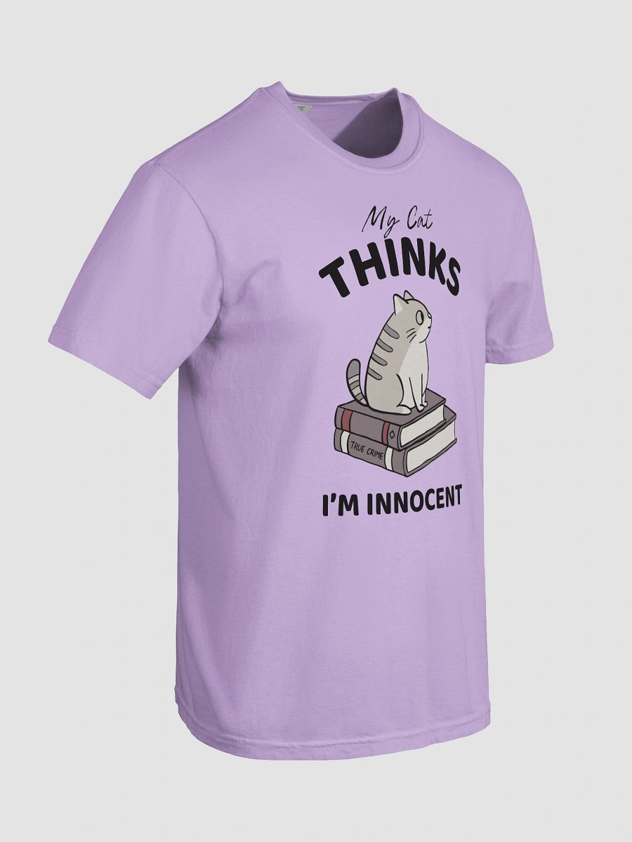 Hand-drawn Purr-fect Gift for Cat Moms Who Love Murder Mysteries - True Crime Graphic Tee product image (19)