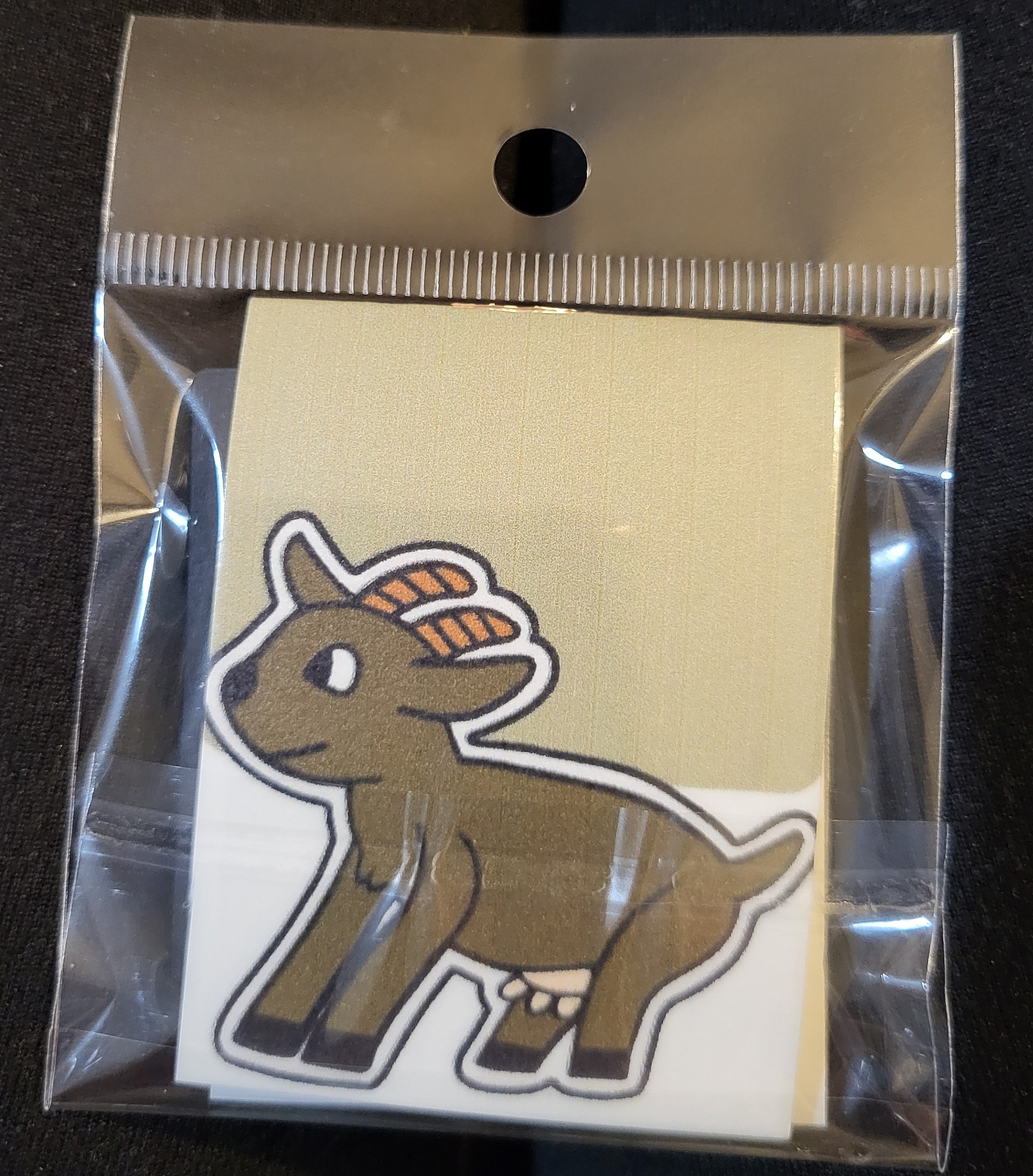 Cute Cartoon Goat Magnetic Laminated Bookmark for Farm Animal Lovers product image (1)