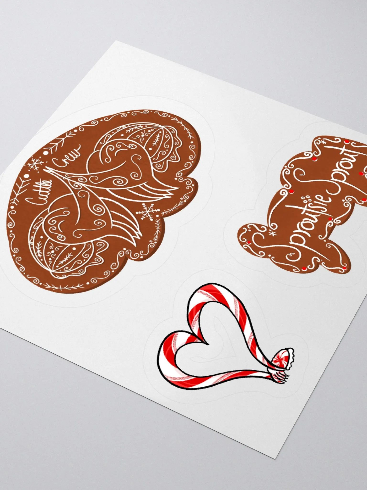 Gingerbread Holiday Stickers product image (3)