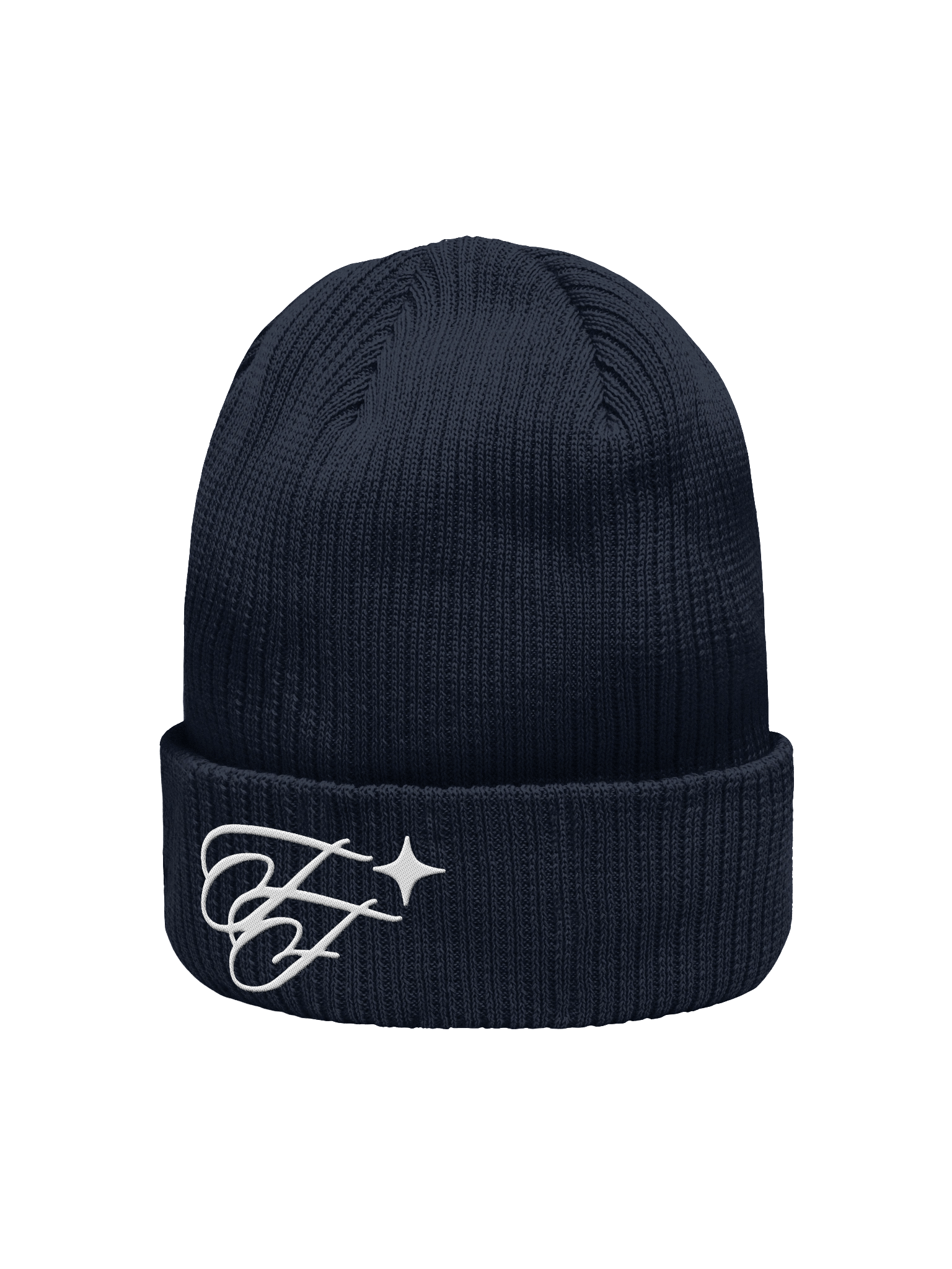 F&F Organic Ribbed Beanie (WHT) product image (2)