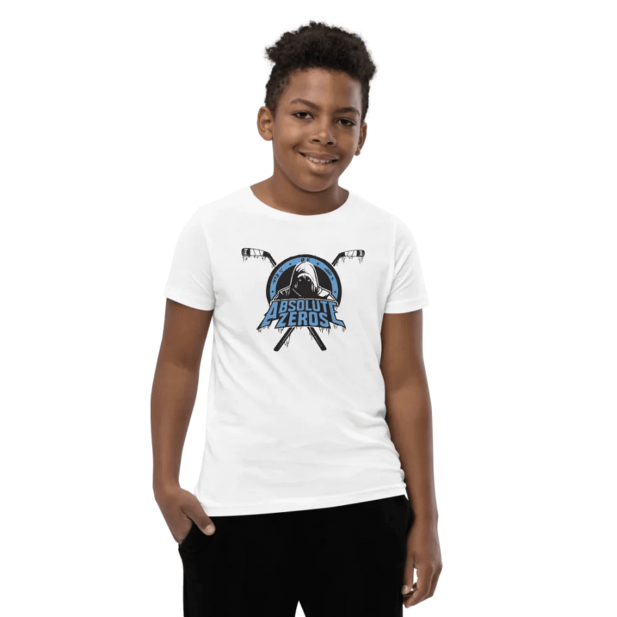 Bella+Canvas Youth Short Sleeve White T-Shirt product image (7)