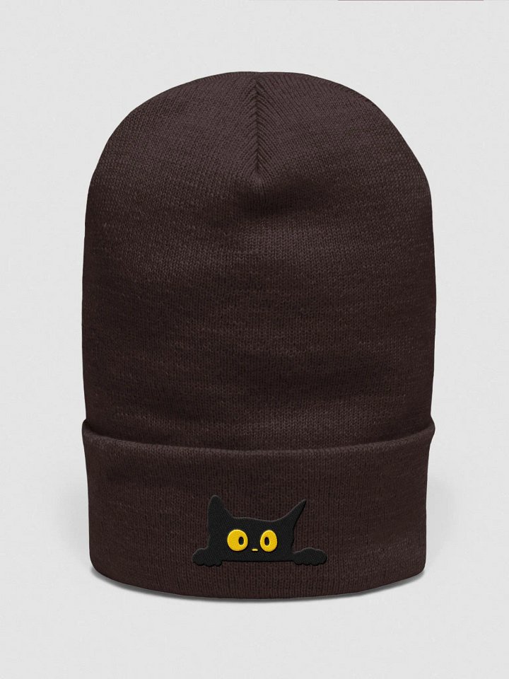 Cartoon Eyes Cuffed Beanie product image (1)