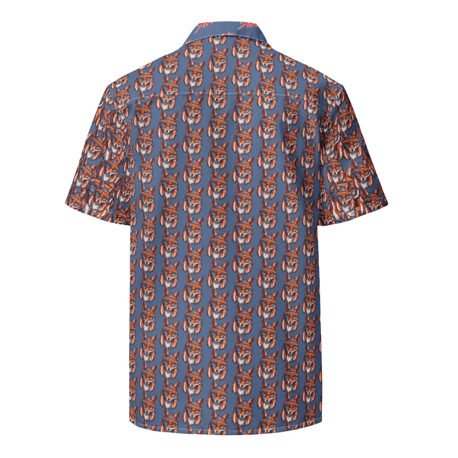Mullet Fox All Over Print Hawaiian Tee - July 4th product image (7)