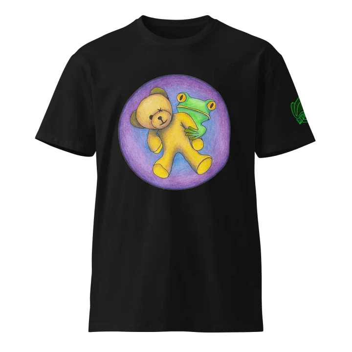 Whimsical Teddy Bear and Frog T-Shirt product image (1)