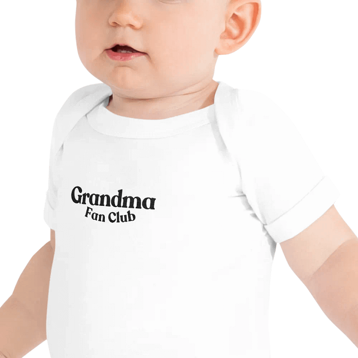 Grandma Fan Club Baby Short Sleeve Onesie product image (2)