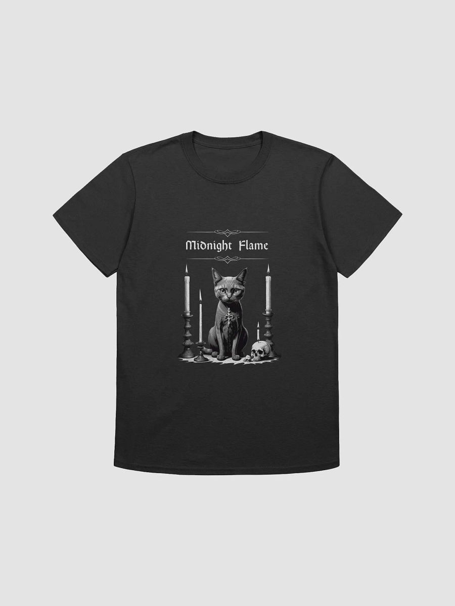 Mystical Goth Feline Relaxed Fit Tee Midnight Flame product image (1)