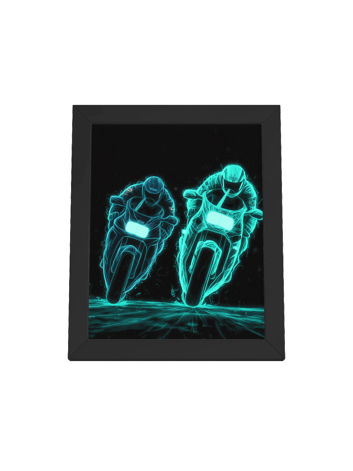 Neural Riders Framed Poster product image (1)