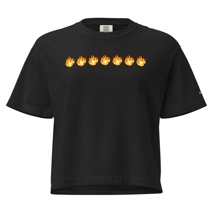 Fire Womens Boxy T Shirt product image (1)