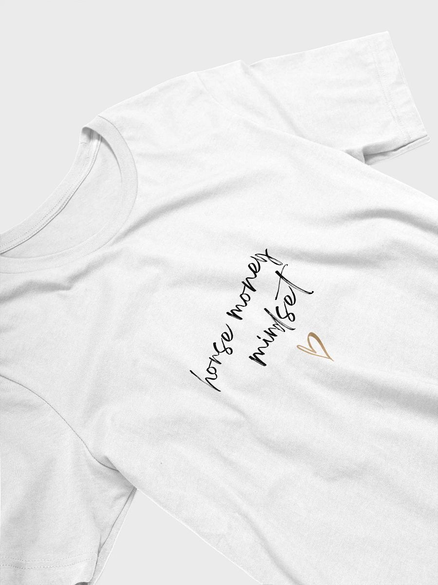 Horse Money Mindset White Tee product image (3)