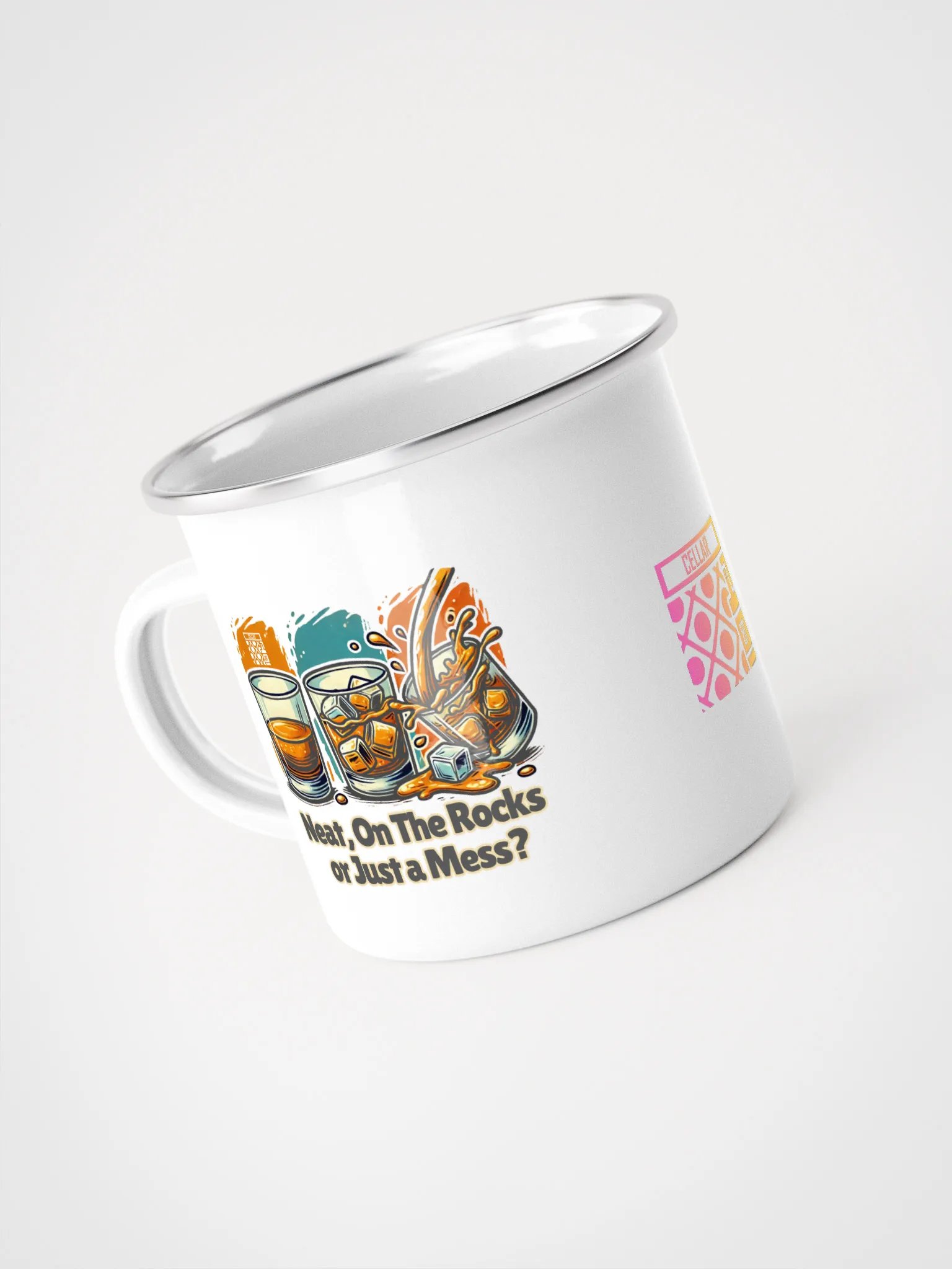 Cellar 8T Whisky - Neat - Enamel Mug product image (4)