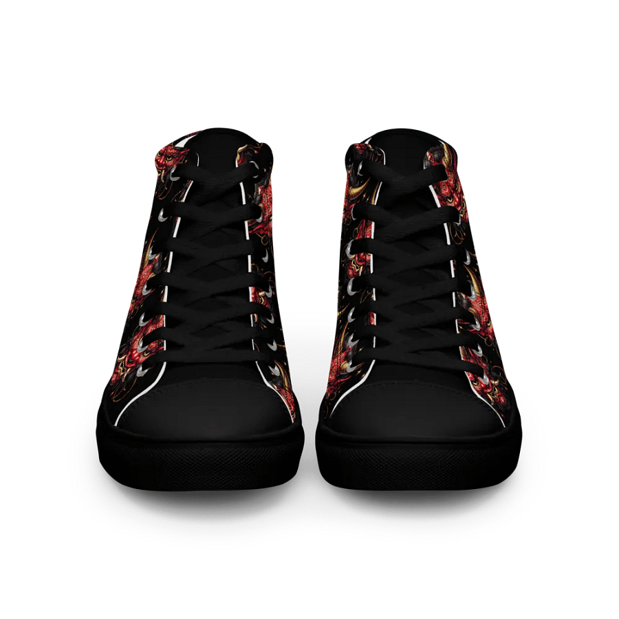 Red Oni Mask Men's High Tops product image (4)