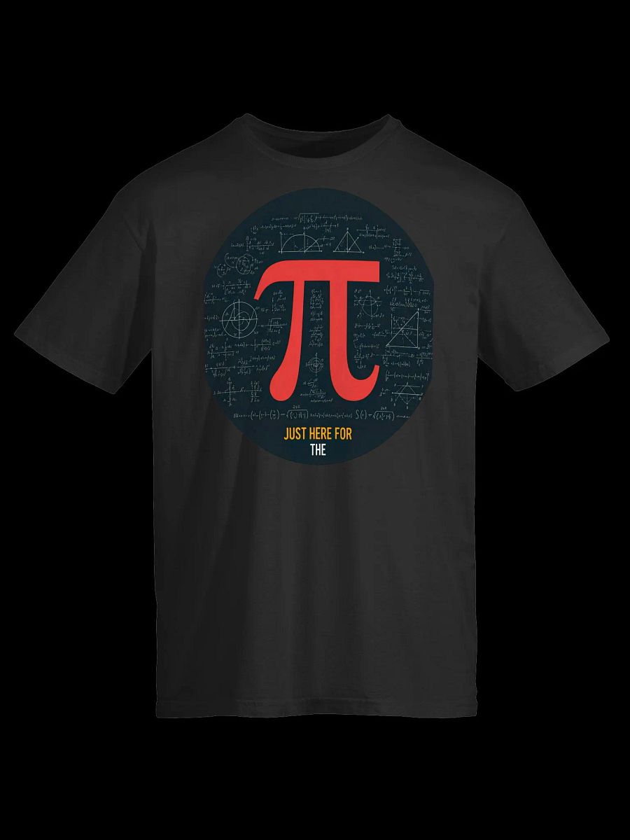Math Lover-Just Here for the Pi-Pi Day Math T-Shirt product image (1)
