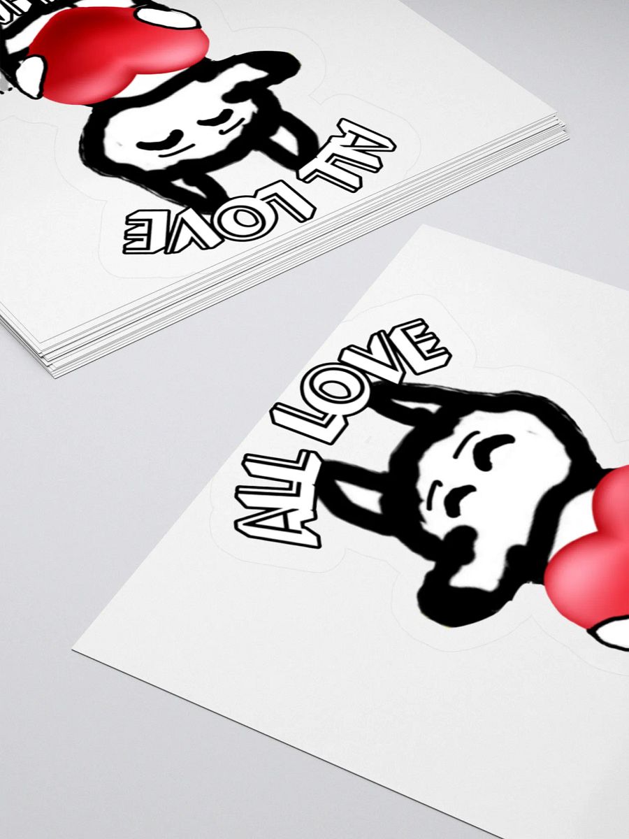 All Love No Hate sticker product image (4)