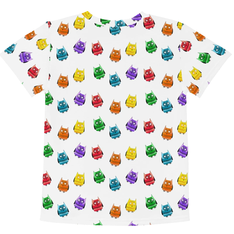 Colorful Owls - Kids Crewneck Tee product image (3)