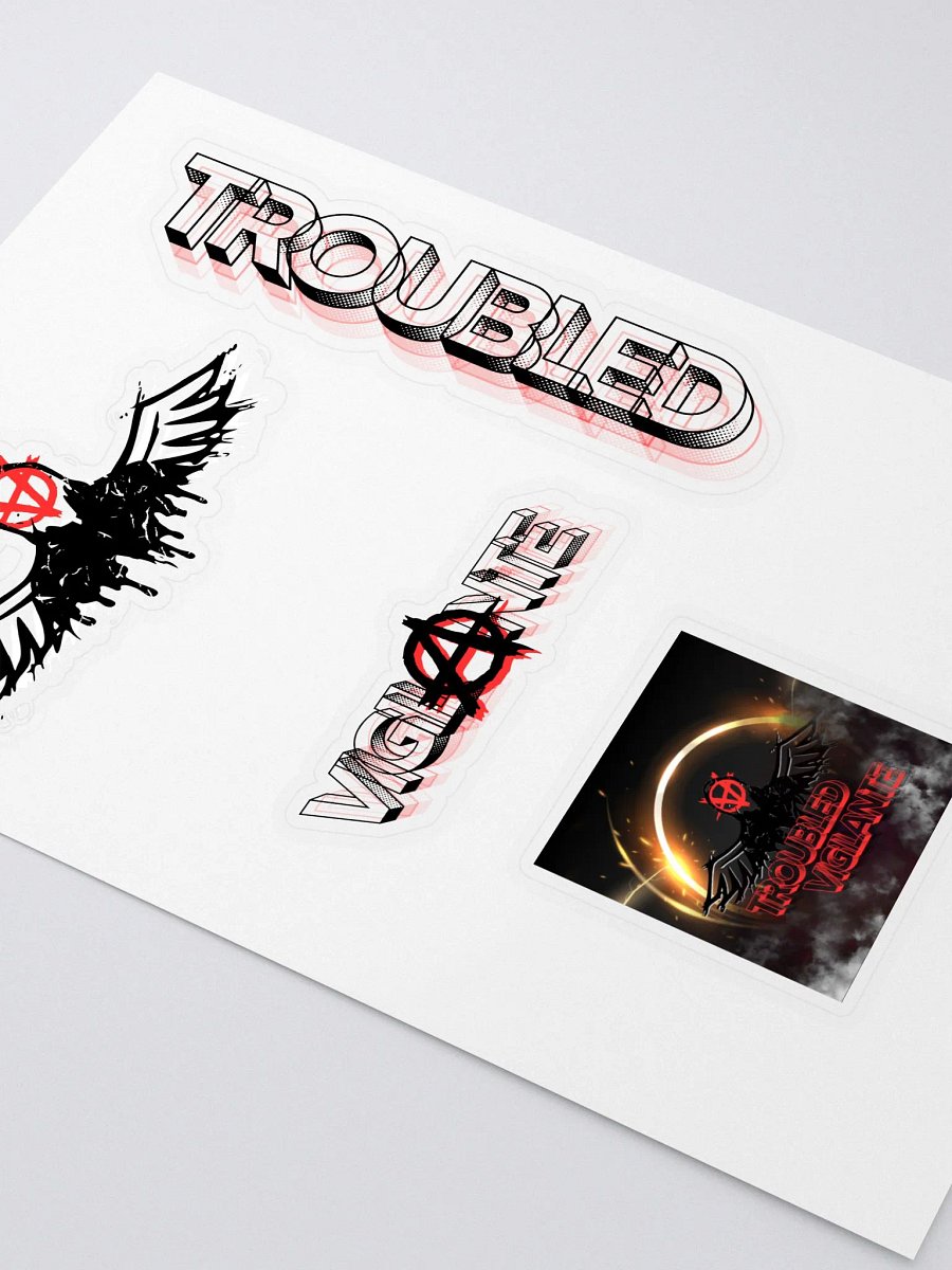 Troubled Vigilante Stickers product image (2)