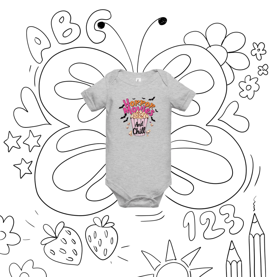 Horror Movies And Chill Baby Romper Onesie product image (8)