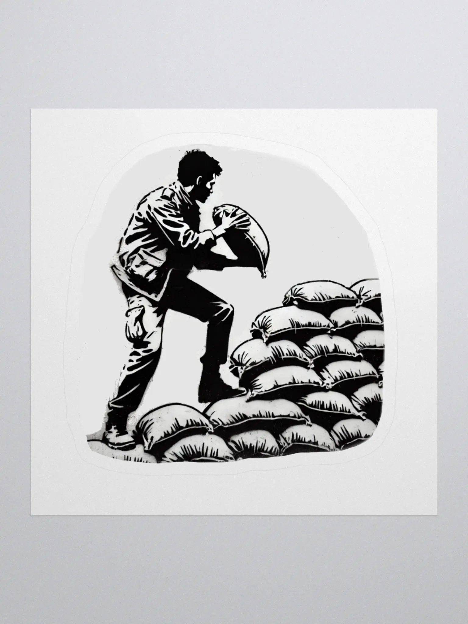 Sandbagger Vinyl Sticker (Indoor Use) product image (1)