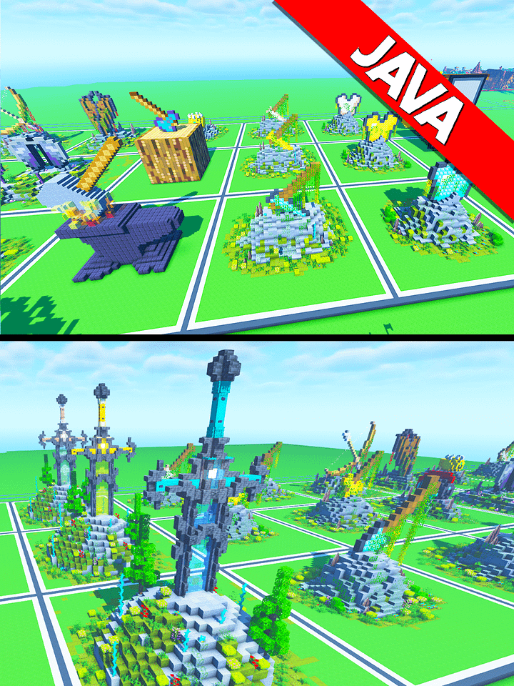 Weapons and Tools Statue Schematic Pack product image (1)