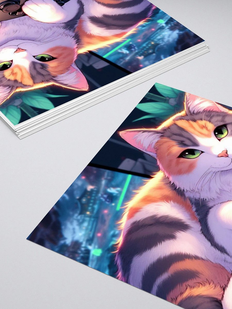 Game Cat Kiss Cut Stickers product image (4)