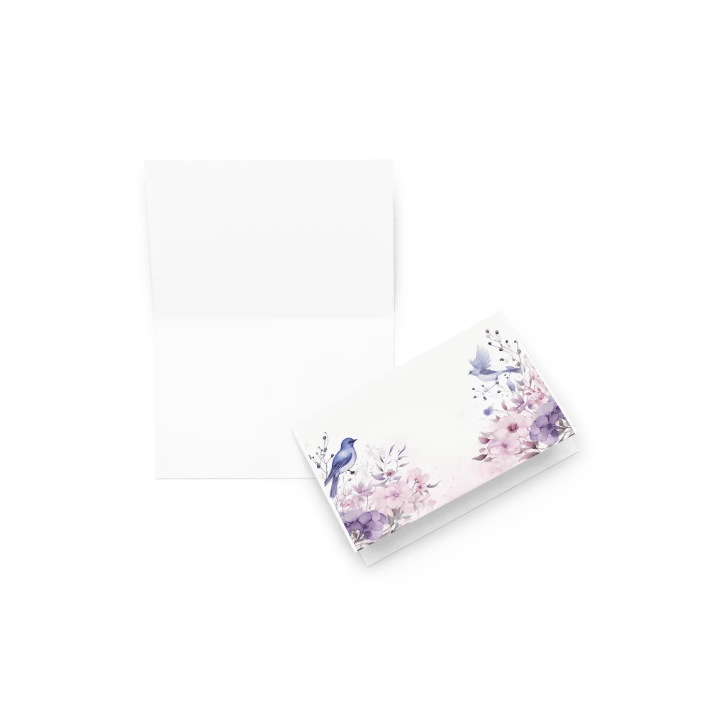 All-Occasion Greeting Card: Watercolor Birds and Florals product image (5)