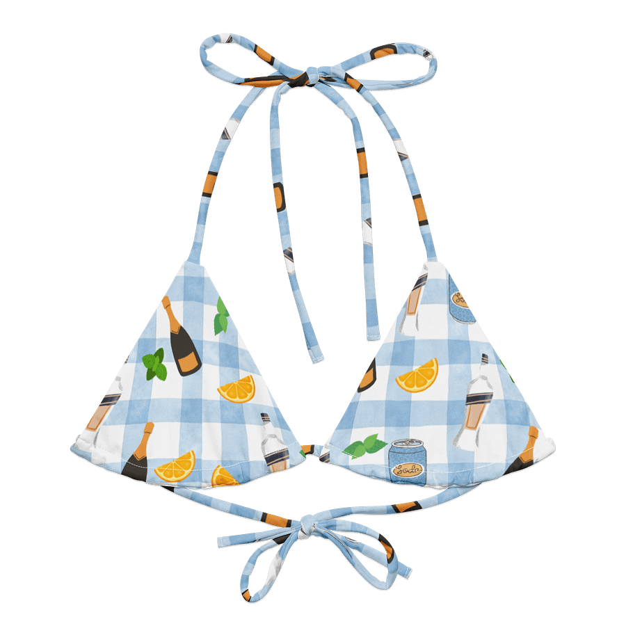 Aperol Spritz Padded String Bikini Top product image (1)