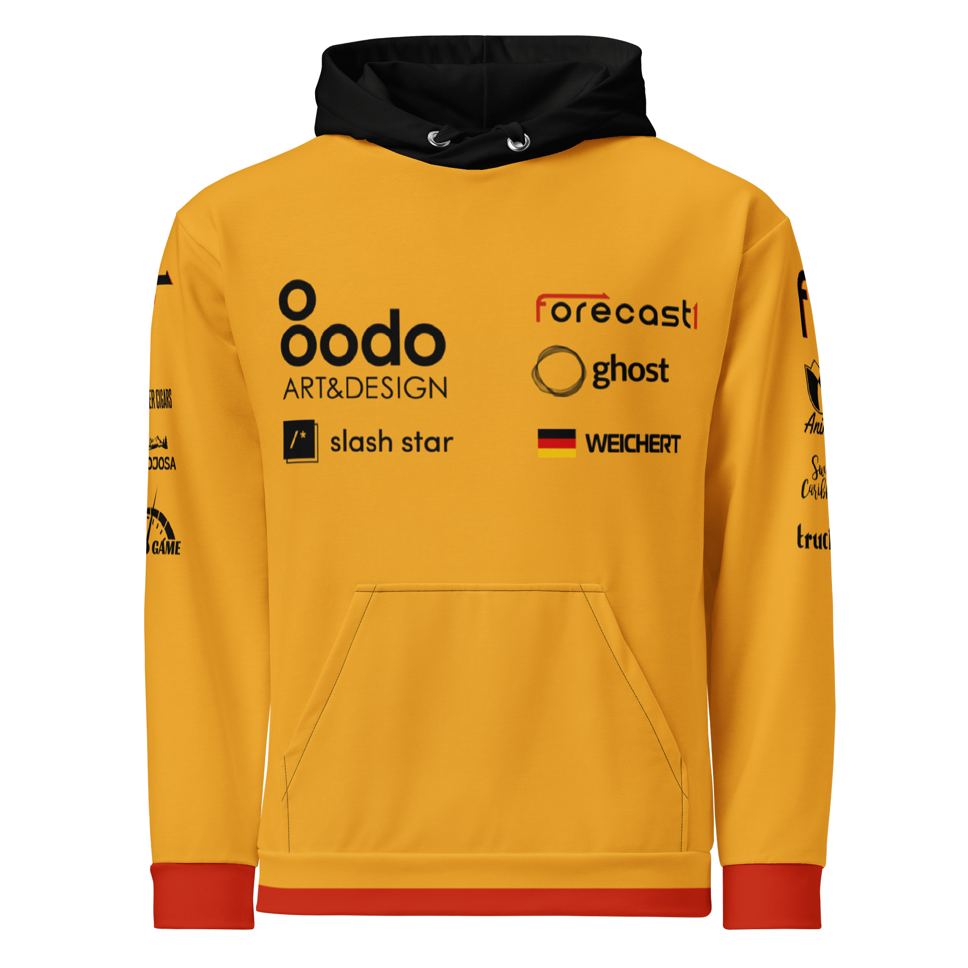 Weichert - Yellow Hoodie Personalized product image (1)
