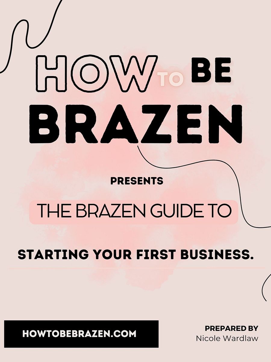 The Brazen Guide to Starting Your First Business product image (1)