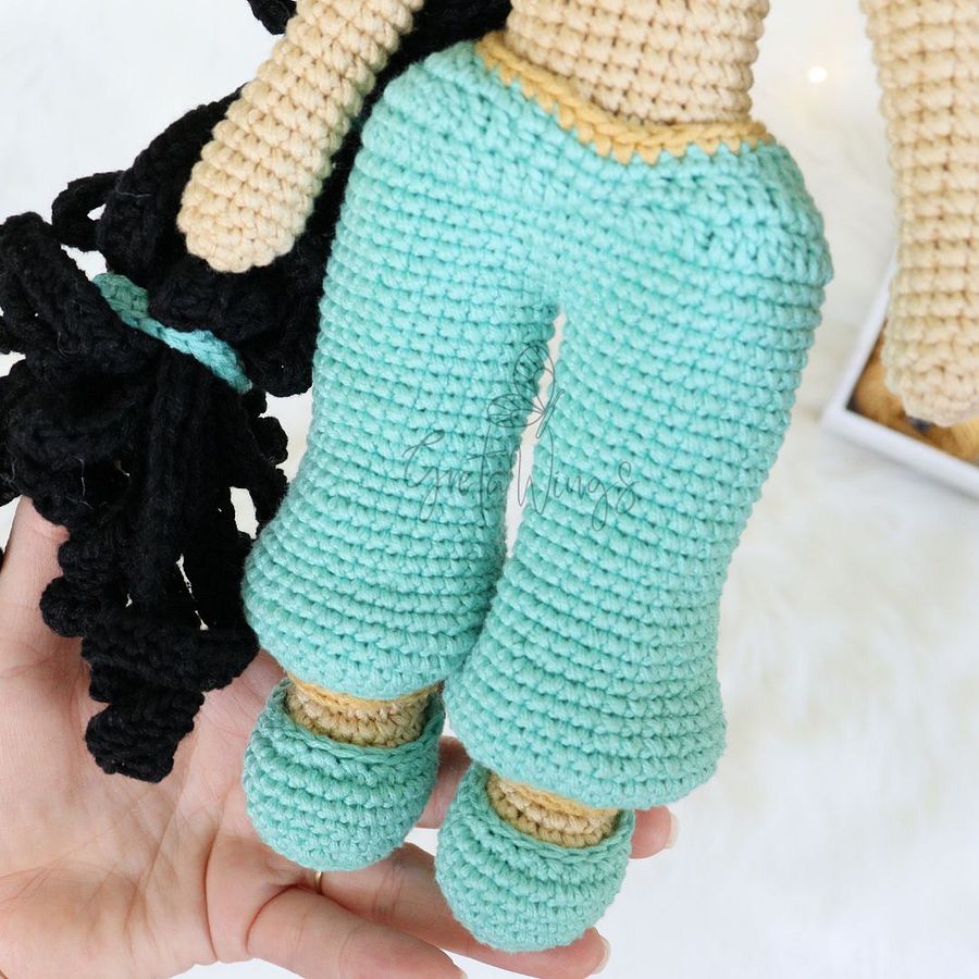 Princess Jasmine Amigurumi Crochet Pattern (Digital Download) product image (6)