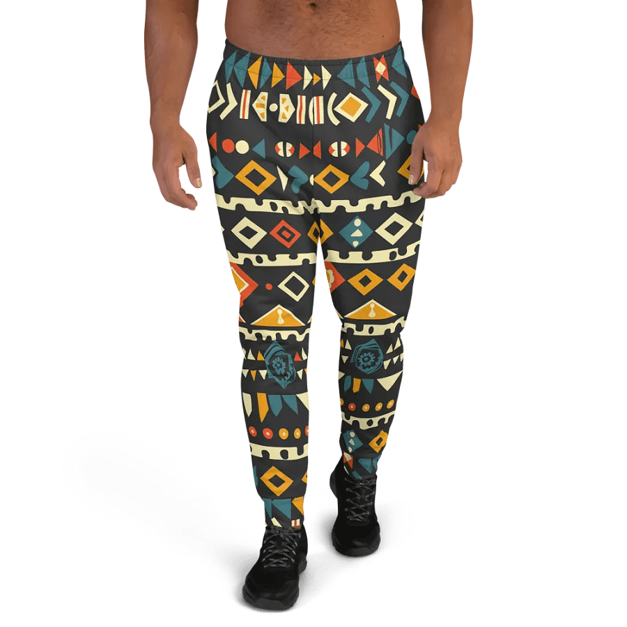 Vibrant Heritage: African Tribal Patterns Joggers product image (4)