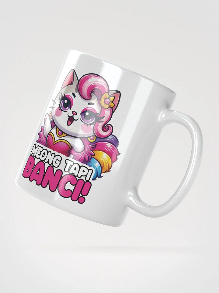 Meong Tapi Banci! White Glossy Mug product image (4)