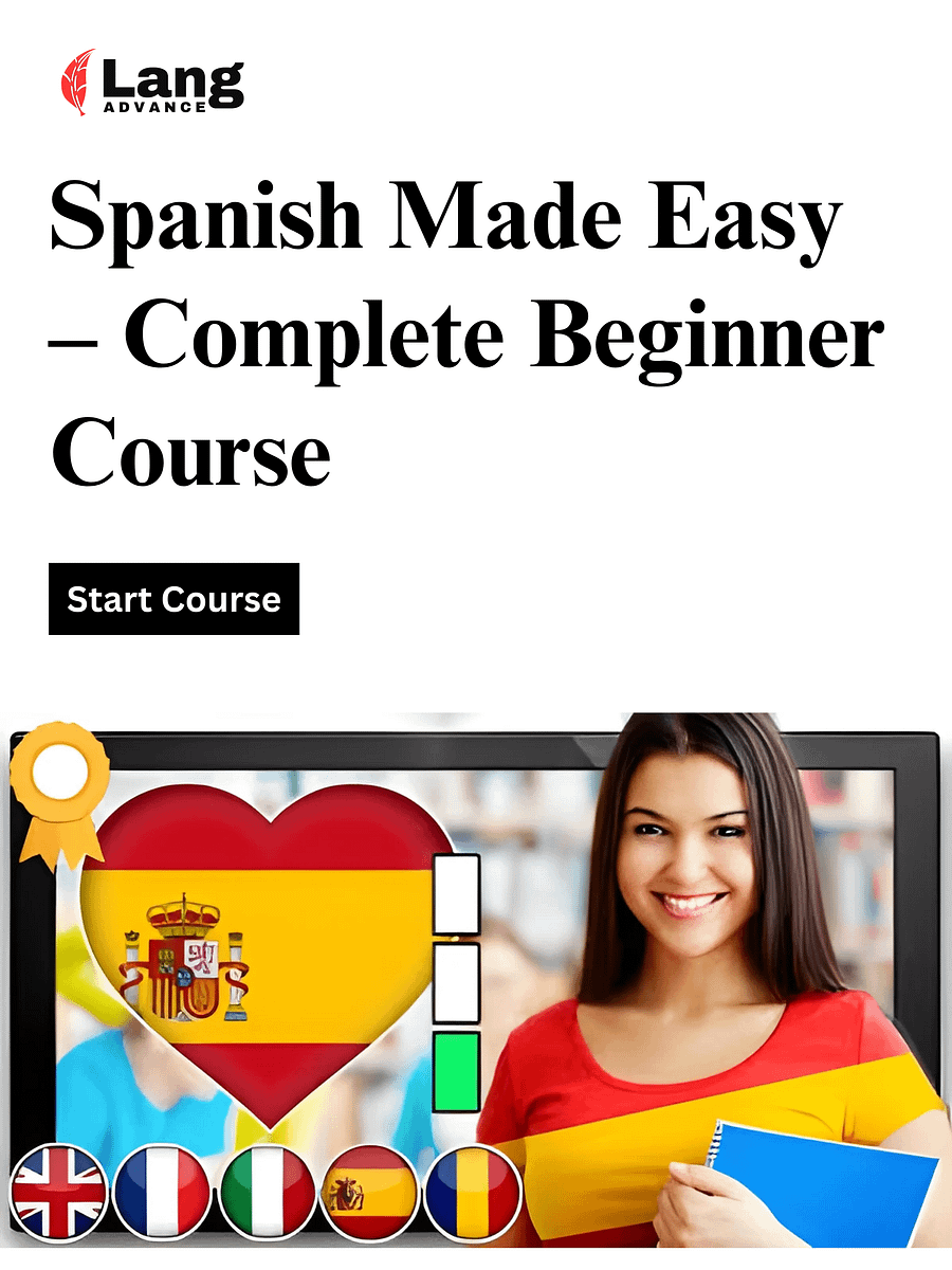 Complete Spanish Course: Learn Spanish Language | Beginners product image (1)