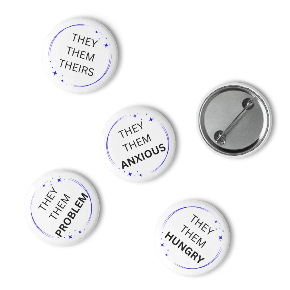 They/Them Pronouns - White product image (6)