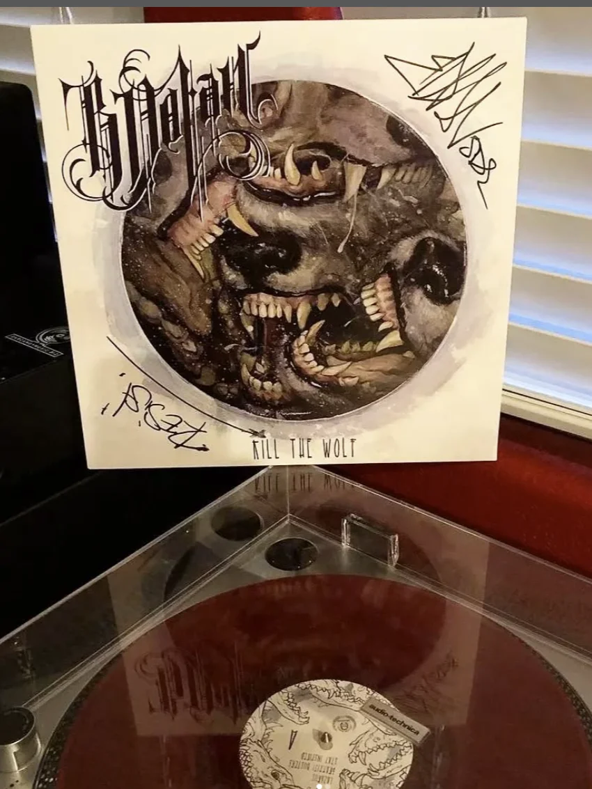 Autographed Red Vinyl - B. Dolan - Kill The Wolf (2016) product image (1)