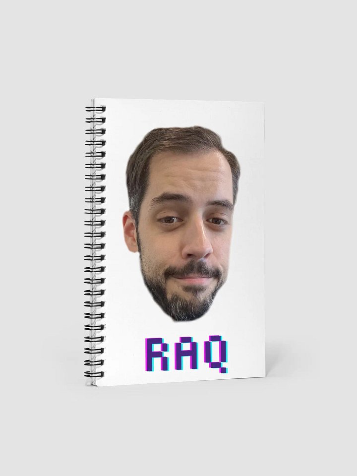 Raq Sticker/Logo Notebook (White) product image (1)