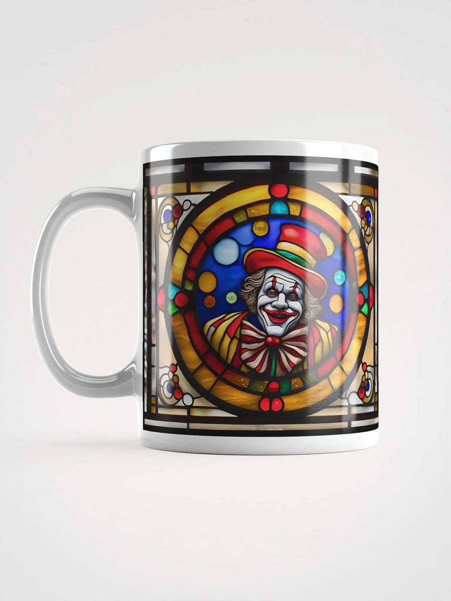#003 Scrappy Slim Clown Stained Glass Mug product image (17)