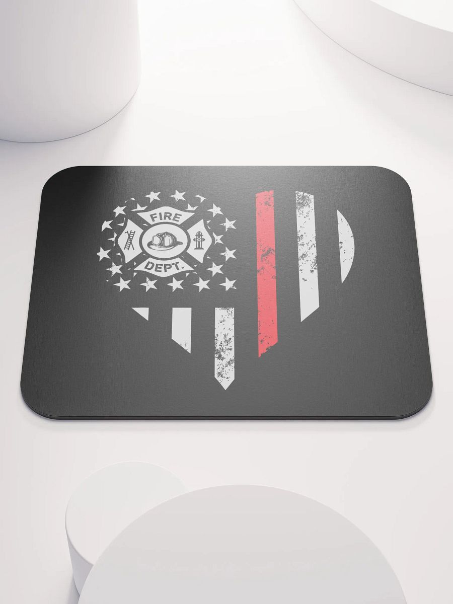 Fire Dept Heart - Mouse Pad product image (1)