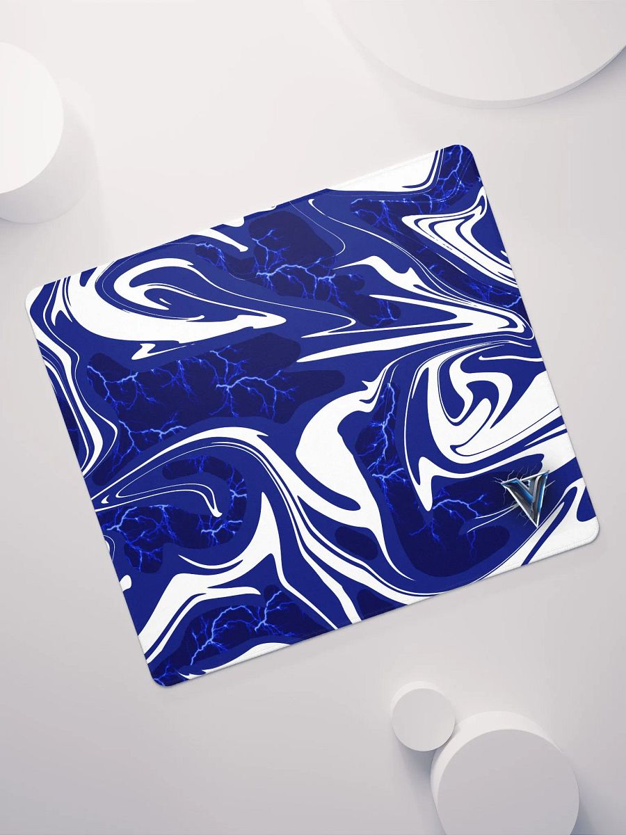 White x Blue Mouse Pad product image (7)